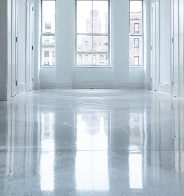 Enhancing floors with professional epoxy coating and finishing work