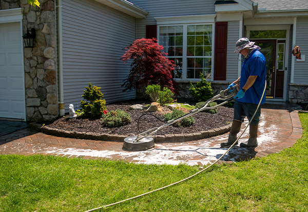 Providing pressure washing services to clean exterior surfaces in Charleston SC