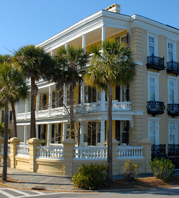 Restoring historic architecture with careful painting and repair work